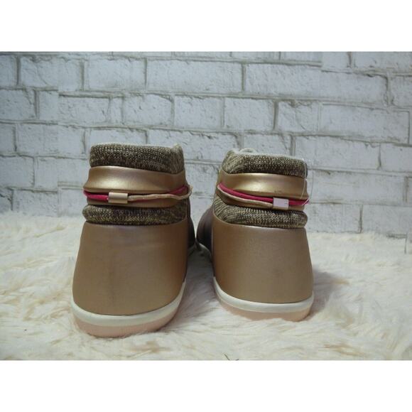 Plae Abra WP Siltstone Gold Drawstring Adjust High Top Sneakers 11.5 NEW - Picture 4 of 9